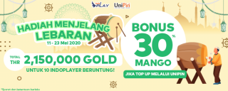 indoPLay x UniPin Hadiah Menjelang Lebaran